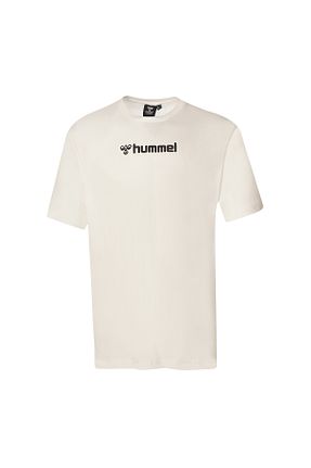 تیشرت اسپرت سفید مردانه اورسایز hummel - کد 848452472