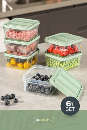 ظرف نگهداری سبز پلاستیک Vienev - کد 830203476