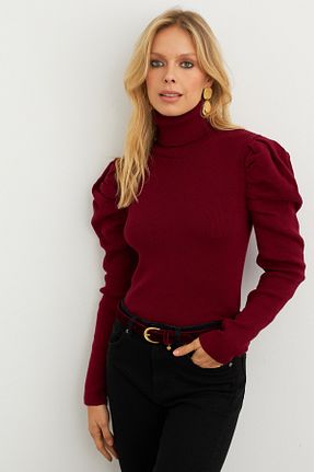 بلوز زرشکی زنانه ساده Cool & Sexy - کد 887539616