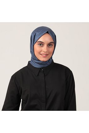 شال سرمه ای زنانه ابریشم ipekistanbul - کد 888633930