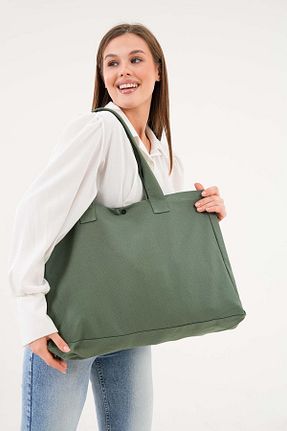 کیف دوشی سبز زنانه Çınar Bez Çanta - کد 888633852