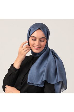 شال سرمه ای زنانه ابریشم ipekistanbul - کد 888633930