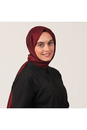 شال زرشکی زنانه ابریشم ipekistanbul - کد 888633411