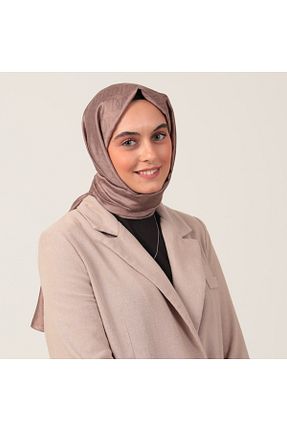 شال قهوه ای زنانه ابریشم ipekistanbul - کد 888632499