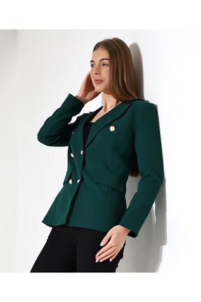 کت بلیزر سبز زنانه مخلوط پلی استر Female Clothing - کد 888650580