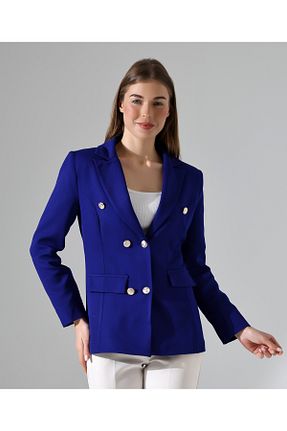 کت بلیزر سرمه ای زنانه مخلوط پلی استر Female Clothing - کد 888649627