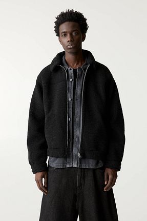 کت مشکی مردانه رگولار Pull & Bear - کد 888649690