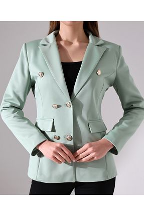 کت بلیزر سبز زنانه مخلوط پلی استر Female Clothing - کد 888649987