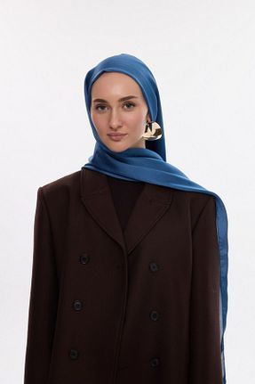 شال سرمه ای زنانه پنبه پلی استر Genel Markalar - کد 888661334