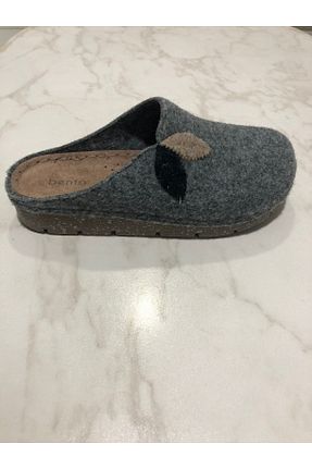 دمپائی خانگی طوسی زنانه پارچه ای BENTO - کد 889155596