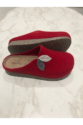 دمپائی خانگی قرمز زنانه پارچه ای BENTO - کد 889155526