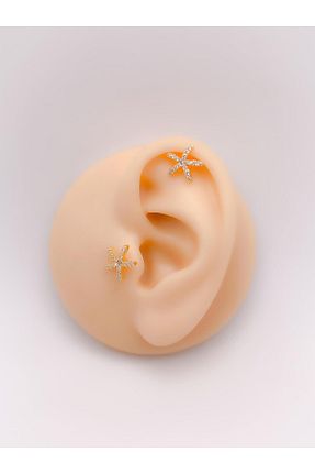 پیرسینگ طلائی زنانه Trinos - کد 888672630