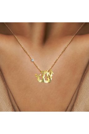 گردنبند طلا زرد زنانه 14 عیار Demas Gold - کد 736012780