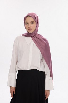 شال صورتی زنانه پنبه پلی استر MİRSOY SCARF - کد 888661103