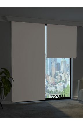 پرده کشوئی سفید کلاسیک Stor FAVOLLİ - کد 888713293