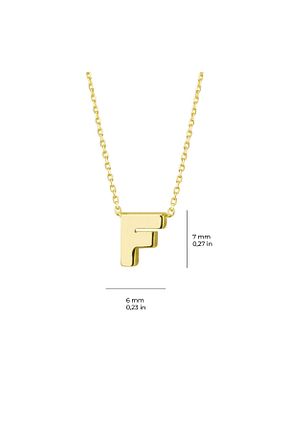 گردنبند طلا زرد زنانه 14 عیار GOLDKUPE - کد 889390603