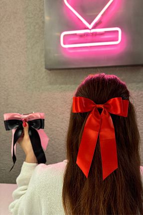 گیره سر قرمز زنانه ساتن PREGIO - کد 888719987