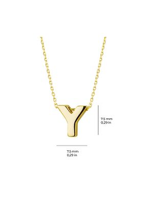 گردنبند طلا زرد زنانه 14 عیار GOLDKUPE - کد 889390279