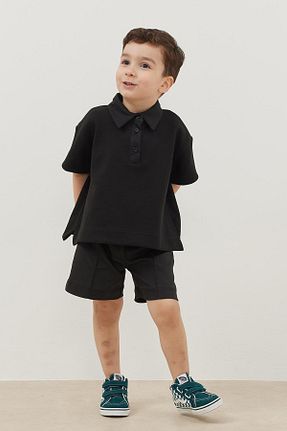 تیشرت مشکی بچه گانه رگولار Fahhar Kids - کد 859018744