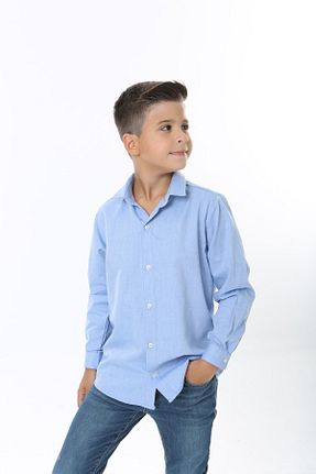 پیراهن آبی مردانه رگولار Cartellini - کد 746368634