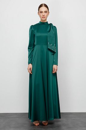 لباس سبز زنانه بافتنی Fatma Atasoy - کد 751658718