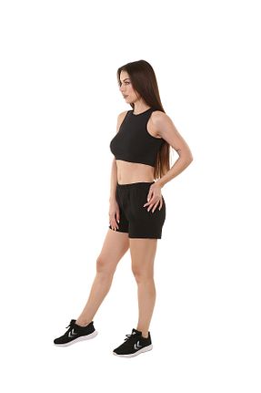 ست بالاتنه و پائین تنه مشکی زنانه بافت MODA - کد 888735822