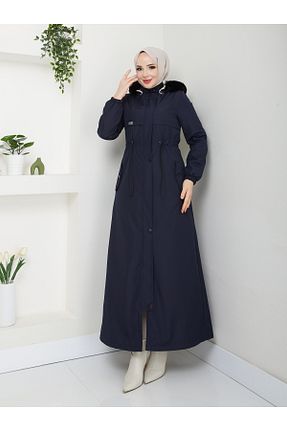 کاپشن حجاب سرمه ای زنانه پلی استر RACE FASHİON - کد 849937344