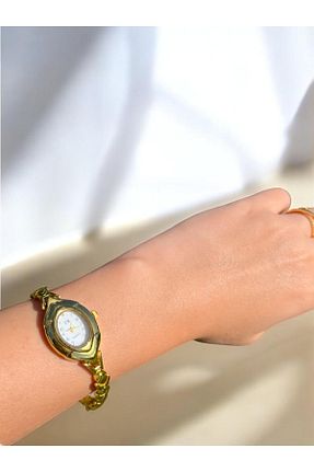 ساعت مچی طلائی زنانه زیر 20 میلی متر Vola Collection - کد 869771285