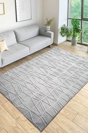 فرش طوسی زیره ضد لغزش Decomia Home - کد 888746902