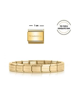 دستبند استیل (فولاد) طوسی زنانه استیل ضد زنگ NOMİNATİON - کد 889627992