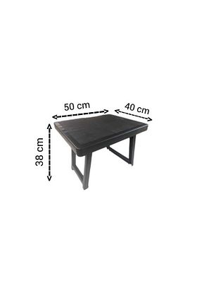میز کمپ طوسی پلاستیک TR PEERLESS - کد 858551681