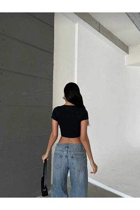 بلوز مشکی زنانه ساده Centeno - کد 805251085