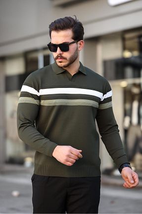 پلیور خاکی زنانه رگولار Miron - کد 858158554