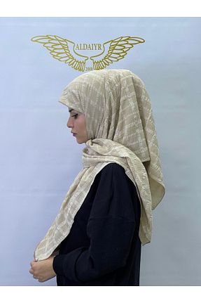 روسری بژ İpek Jakar ALDAİR - کد 890818547