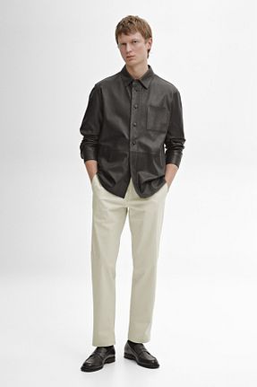 شلوار آبی مردانه پنبه ای Massimo Dutti - کد 888832064