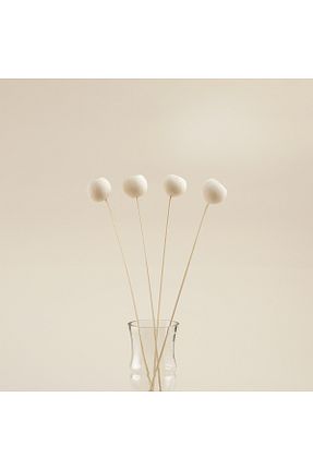 گل خشک و مصنوعی سفید Chakra - کد 782101741