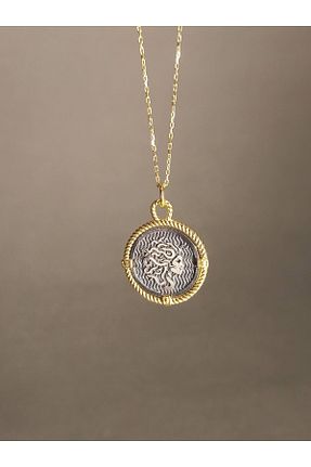 گردنبند نقره طلائی زنانه 925 عیار TREND - کد 888845376