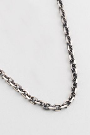 گردنبند استیل ( فولاد ) متالیک مردانه نقره So Chic - کد 888857405