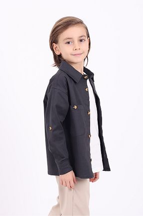 کت طوسی بچه گانه رگولار Pollito - کد 889676839