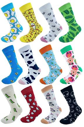 جوراب رنگی زنانه پنبه - الاستین Socks Tunnel - کد 861729446