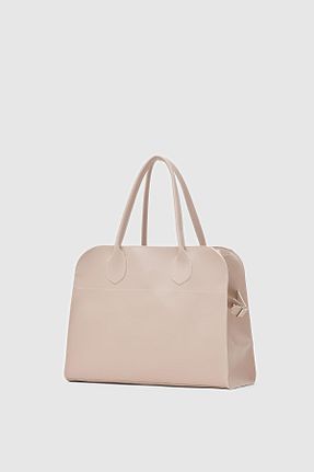 کیف دوشی بژ زنانه چرم مصنوعی Shule Bags - کد 888906478
