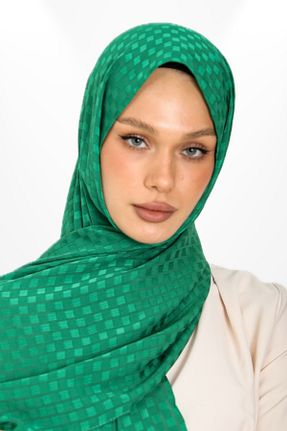 شال سبز زنانه کرپ hijabchi - کد 888921377