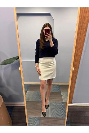 دامن رنگی زنانه بافتنی OUZ Fashion - کد 888915568