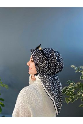 روسری مشکی پنبه پلی استر Onur - کد 888934238