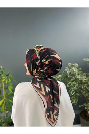 روسری مشکی پنبه پلی استر Onur - کد 888935776