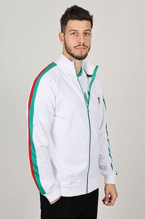 ست بالاتنه و پائین تنه سفید مردانه بافتنی Amedstore - کد 889700503
