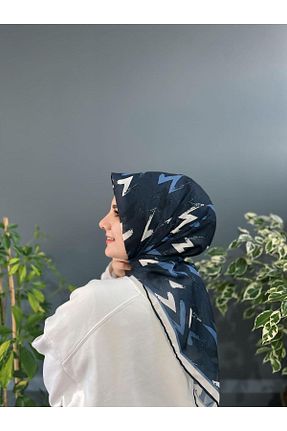 روسری طوسی پنبه پلی استر Onur - کد 888935800