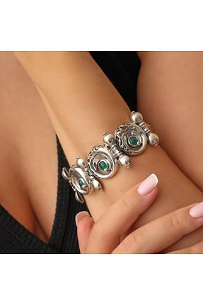 دستبند نقره زنانه 925 عیار Nusret Takı - کد 682774204