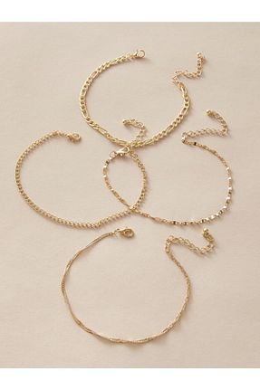 دستبند استیل (فولاد) طلائی زنانه استیل (فولاد) NKIE JEWELS - کد 888949574