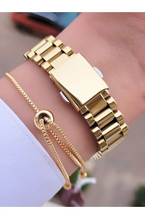 ساعت مچی طلائی زنانه 31-34 میلی متر Ferrucci - کد 826656979